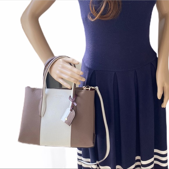 Kate♠️Spade Small Top ZIP Satchel Eva Split Handle - Picture 4 of 13